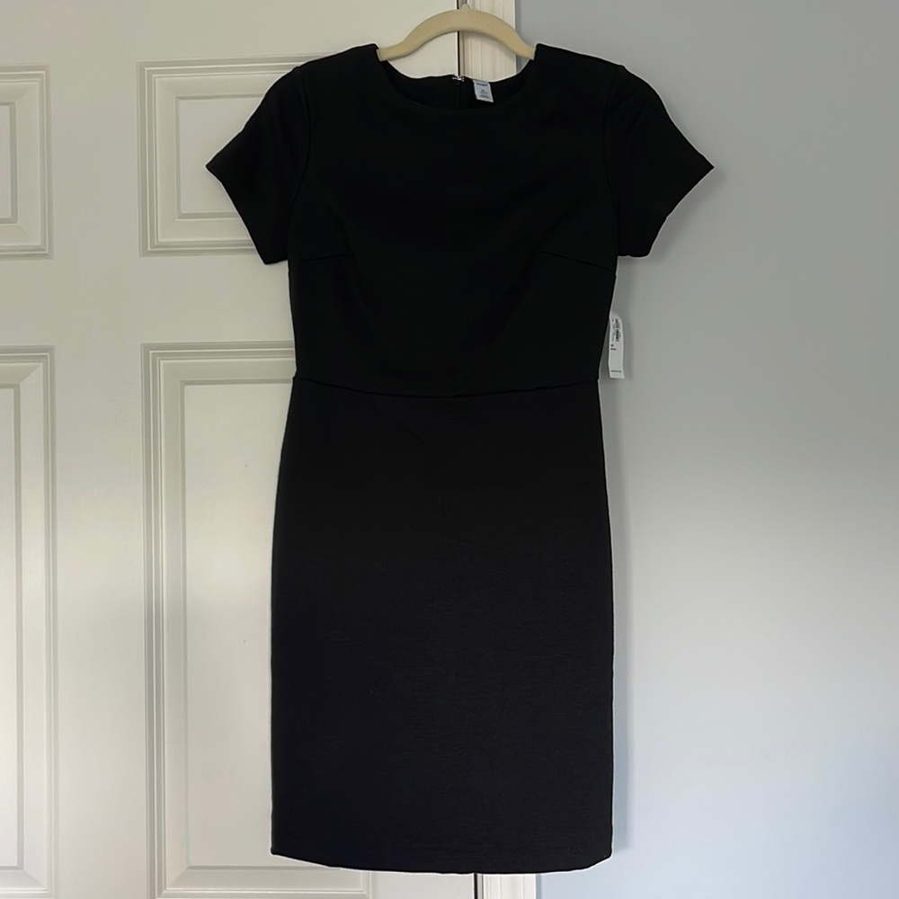 Black old navy short sleeve dress